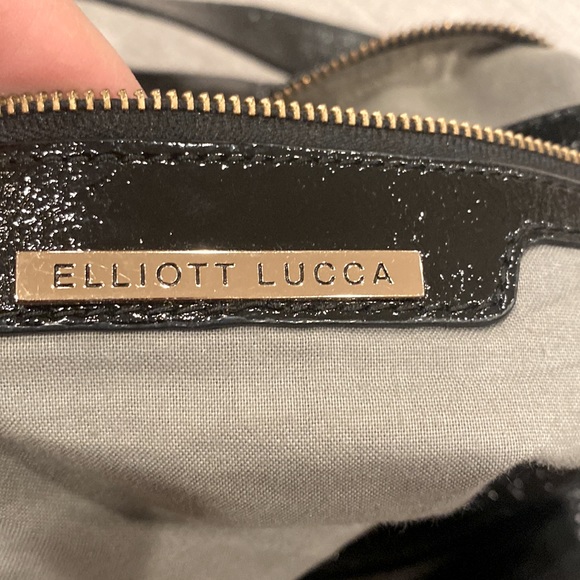 Elliot Luca black 100% leather shoulder bag - Picture 8 of 9